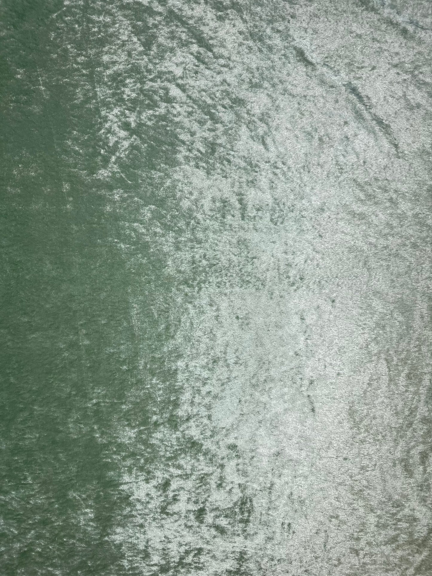 Mint green Crushed Velvet