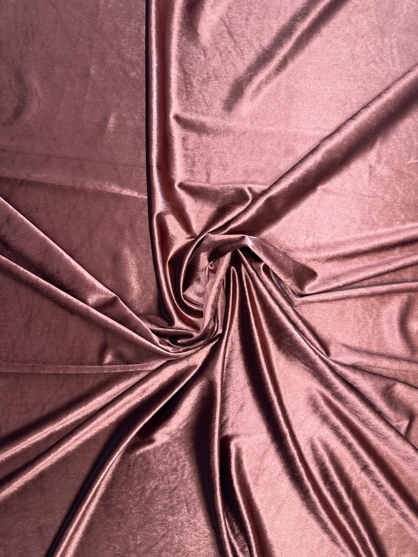 Brown Plain Velvet