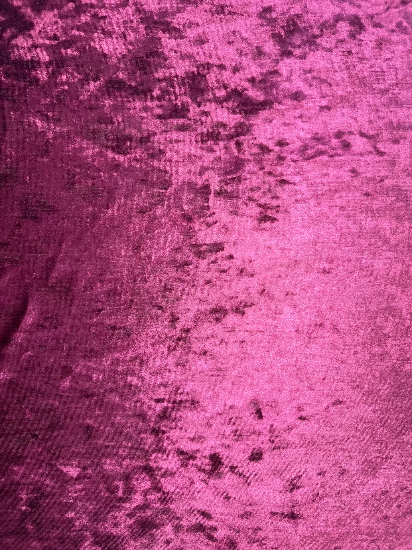 Burgundy Crushed Velvet