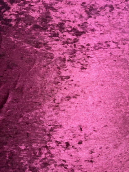 Burgundy Crushed Velvet