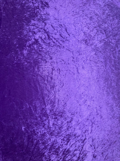 Purple Crushed Velvet
