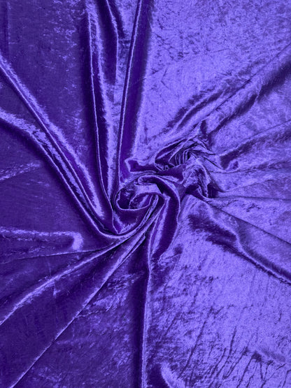 Purple Crushed Velvet