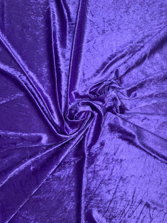 Purple Crushed Velvet