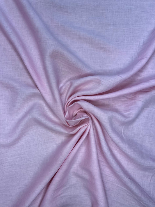 100% Irish linen Pink