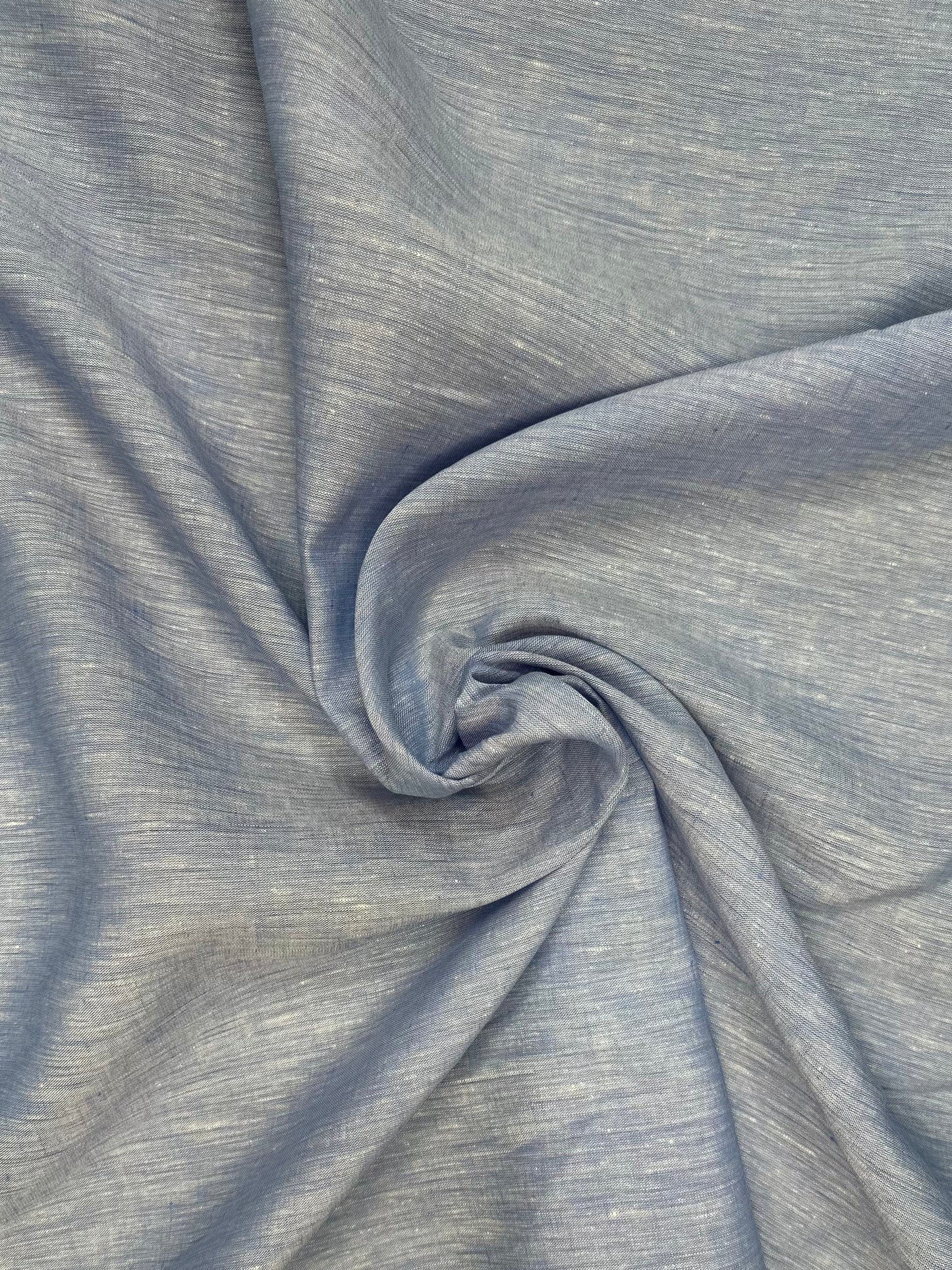 100% Irish linen Blue