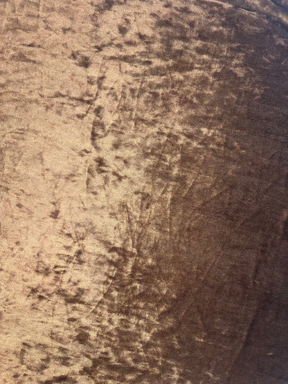 Brown Crushed Velvet