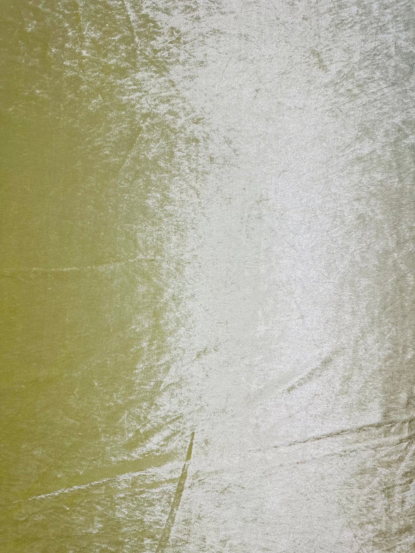 Yellow Crushed Velvet