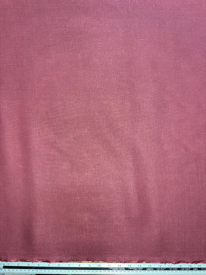 100% Irish Linen Maroon