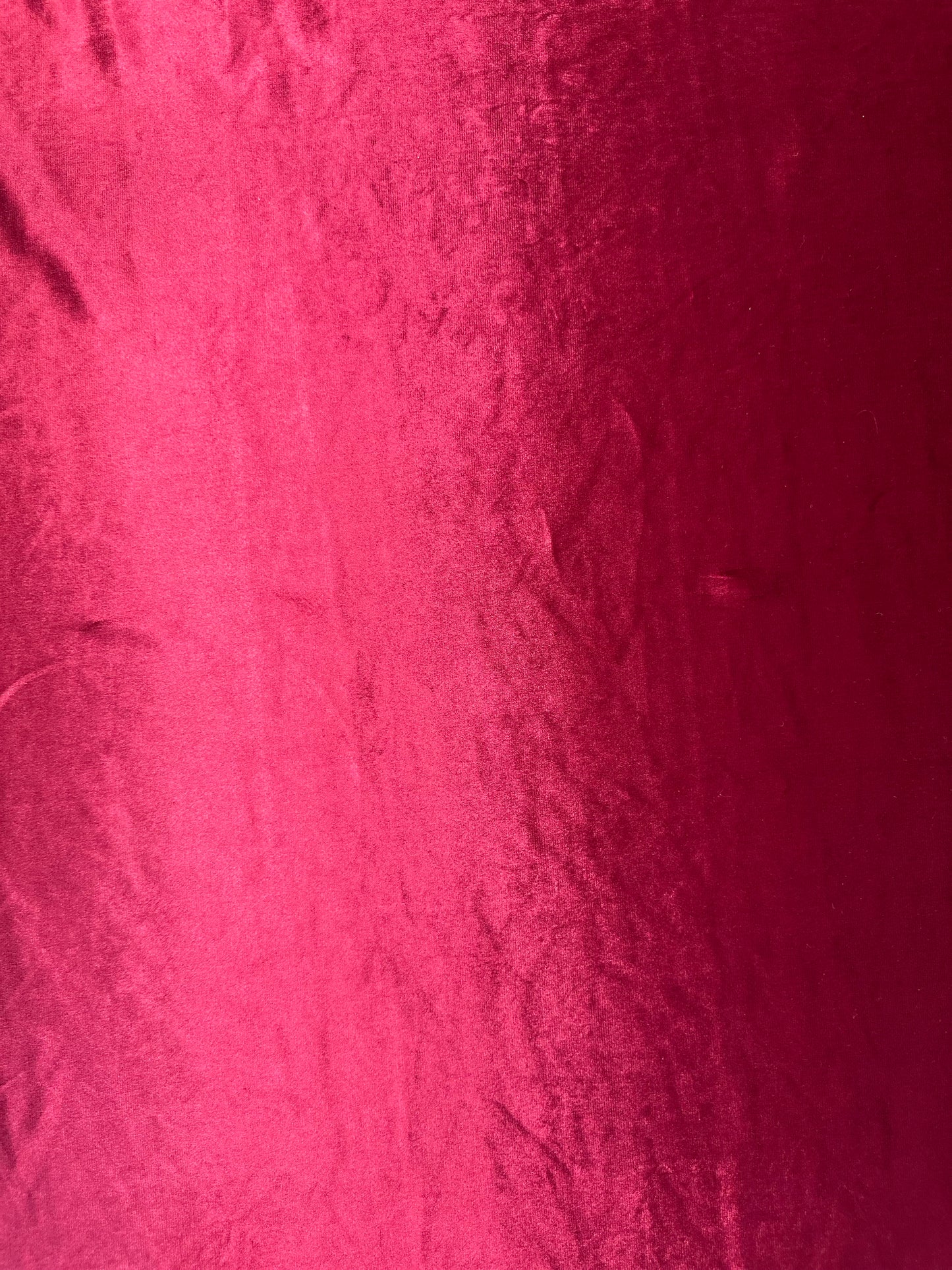 Burgundy Plain Velvet￼