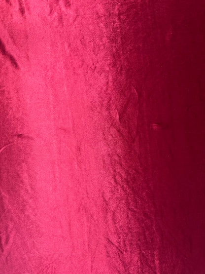 Burgundy Plain Velvet￼