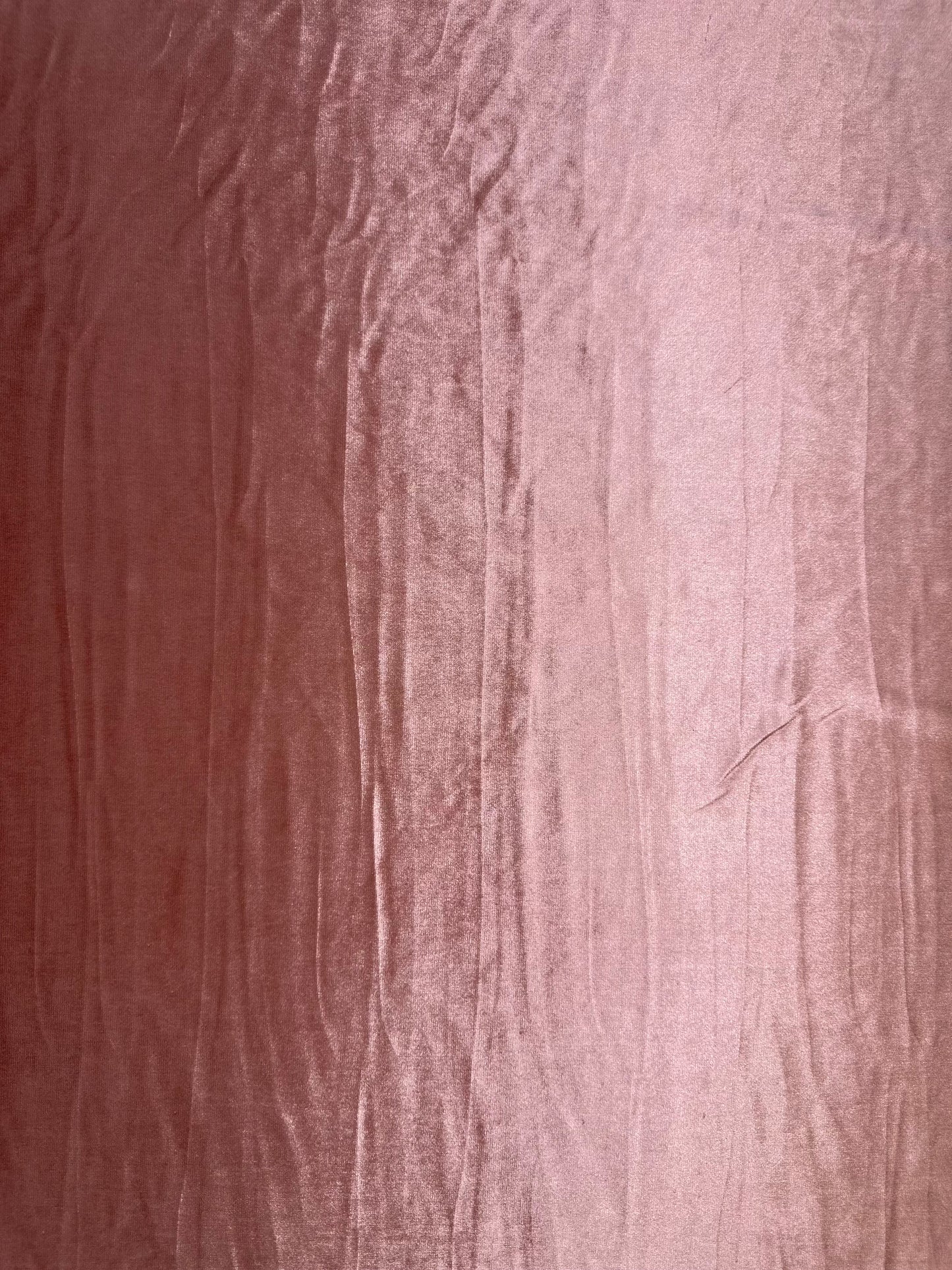 Rose Gold Plain Velvet