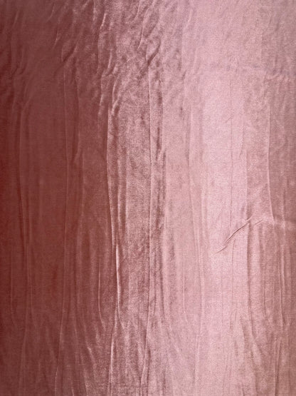 Rose Gold Plain Velvet