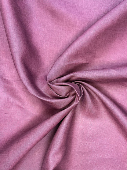 100% Irish Linen Maroon
