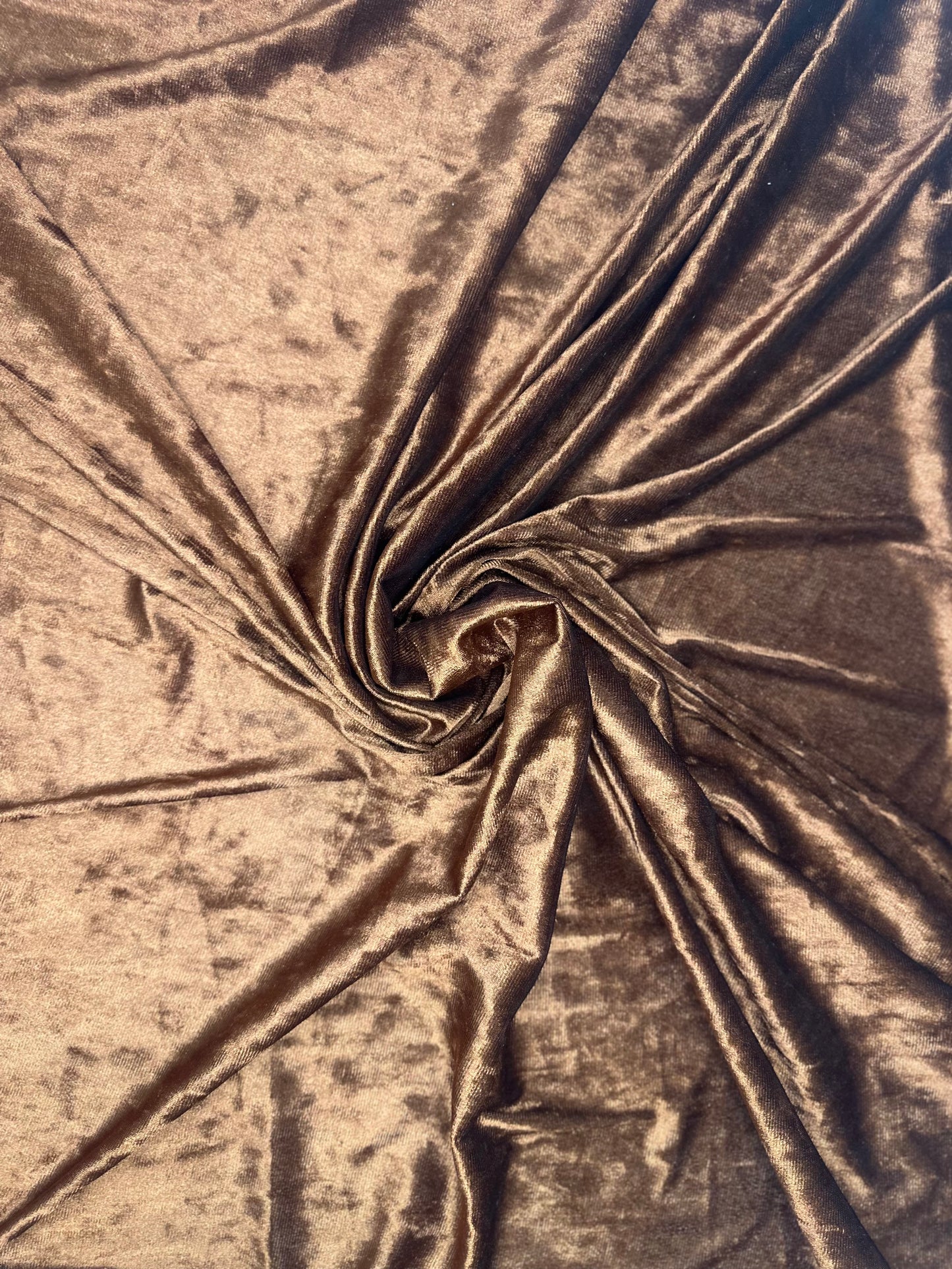 Brown Crushed Velvet