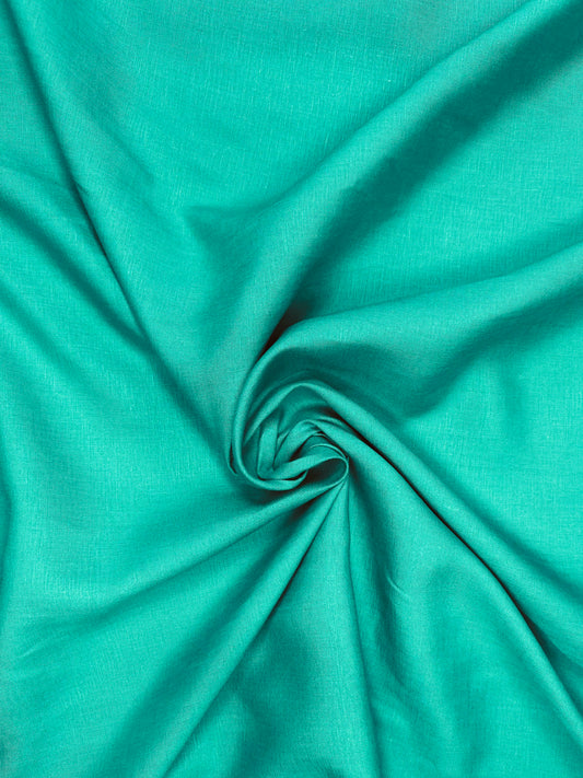 100% Irish linen Green